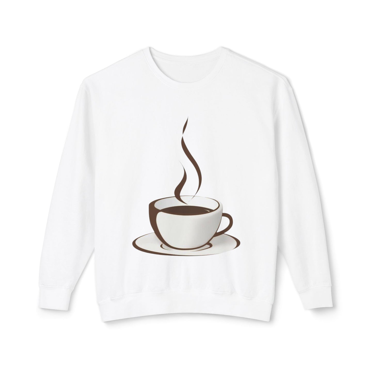 Unisex Coffee Lover Lightweight Crewneck Sweatshirt - "Café Primero, Luego Conquisto El Mundo"