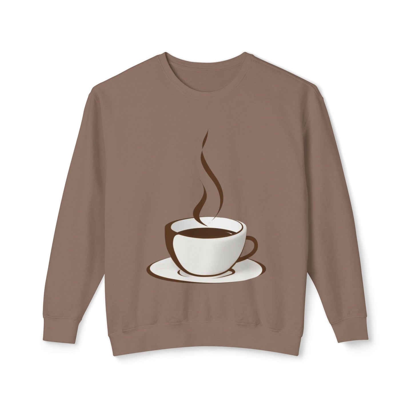 Unisex Coffee Lover Lightweight Crewneck Sweatshirt - "Café Primero, Luego Conquisto El Mundo"